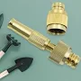 water spray nozzle for water pipe booster nozzle for car wash nozzle with high pressure water adjustable brass nozzle water spray gun for gardening watering tools by Garden Vera